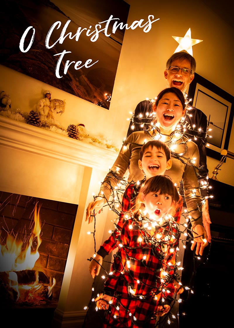 Xmas Card 2018    Family Xmas Tree